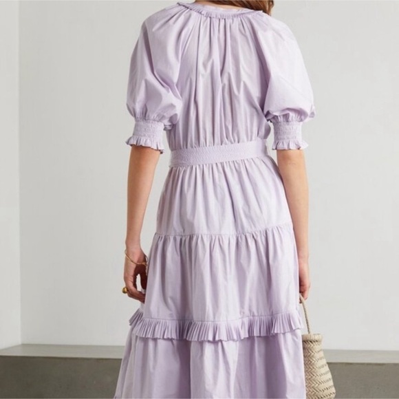 Ulla Johnson Dasha Midi Dress Sz 10 - Picture 3 of 4